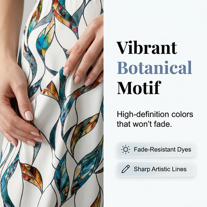 👗 49% OFF NOW!  🔥 Women's Side-Tie Top & Patterned Pants Set