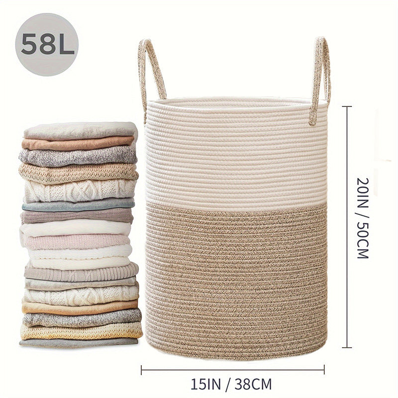 Collapsible Cotton Hamper for Toys & Clothes