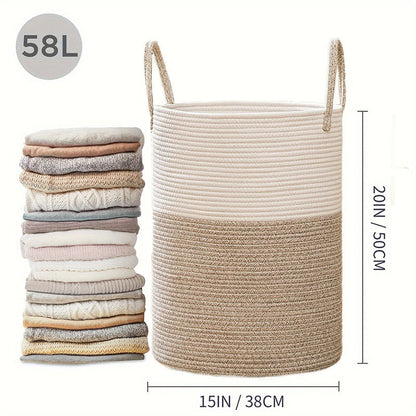 Collapsible Cotton Hamper for Toys & Clothes