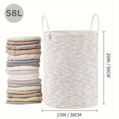 Collapsible Cotton Hamper for Toys & Clothes