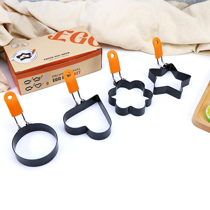 Non-Stick Egg Ring Set with Fun Shapes
