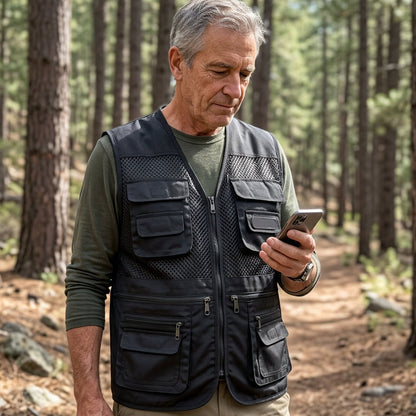 Men's Multi-Pocket Outdoor Fishing Vest