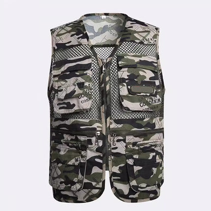 Men's Multi-Pocket Outdoor Fishing Vest