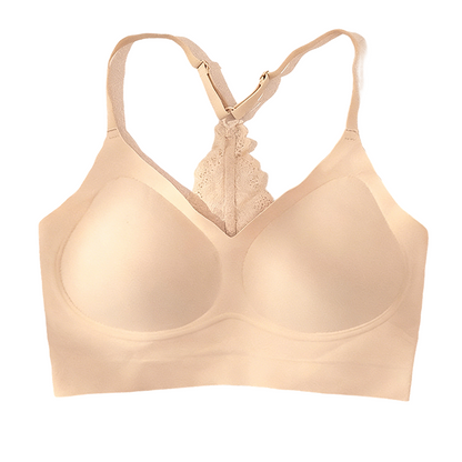 Seamless Lace Racerback Bra 👙✨ – Wire-Free, Breathable, Invisible Everyday Fit