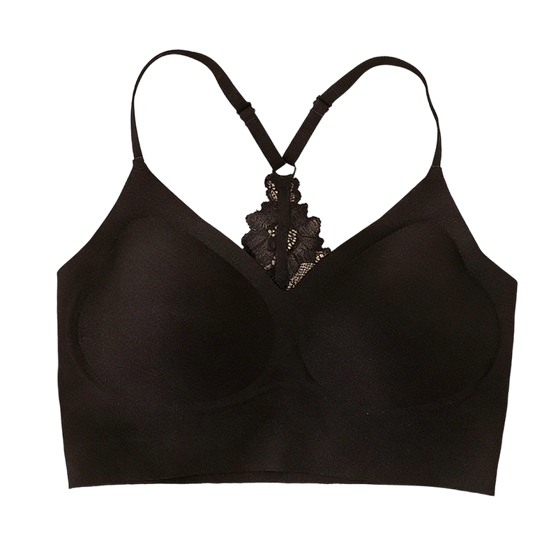 Seamless Lace Racerback Bra 👙✨ – Wire-Free, Breathable, Invisible Everyday Fit