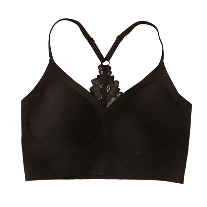 Seamless Lace Racerback Bra 👙✨ – Wire-Free, Breathable, Invisible Everyday Fit
