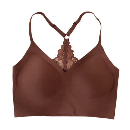 Seamless Lace Racerback Bra 👙✨ – Wire-Free, Breathable, Invisible Everyday Fit