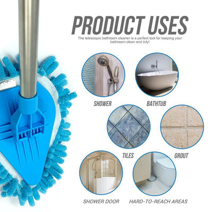 Multi-Head Telescopic Cleaning Brush