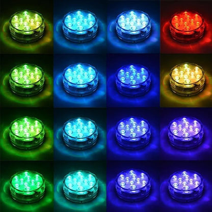 Submersible LED Pool Lights (RF Remote Control)