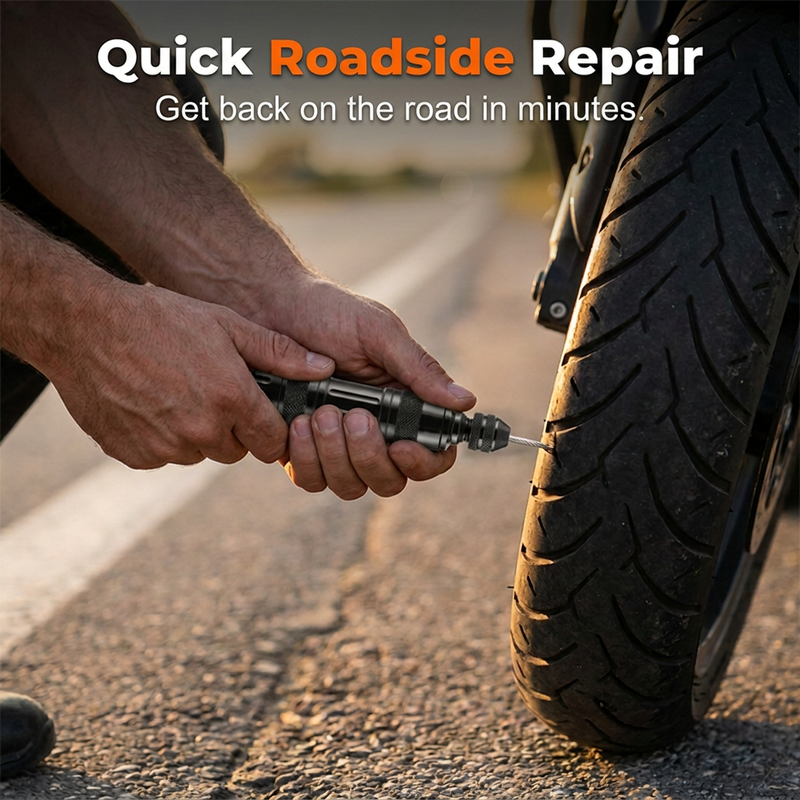Tubeless Tire Repair Kit – Aluminum Case
