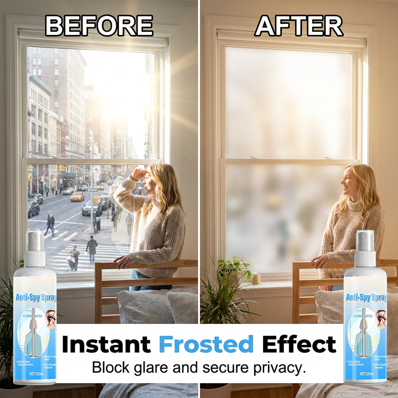 Mirror Effect Privacy Spray for Glass