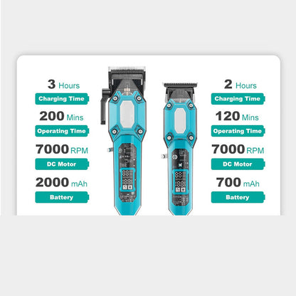 ✂️💈 Precision T-blade trimmer – 120-min runtime, 7000 RPM motor!
