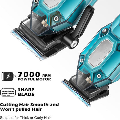 ✂️💈 Precision T-blade trimmer – 120-min runtime, 7000 RPM motor!