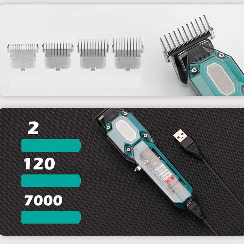 ✂️💈 Precision T-blade trimmer – 120-min runtime, 7000 RPM motor!