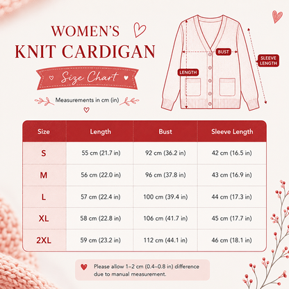Women's V Neck Hollow Knit Cardigan