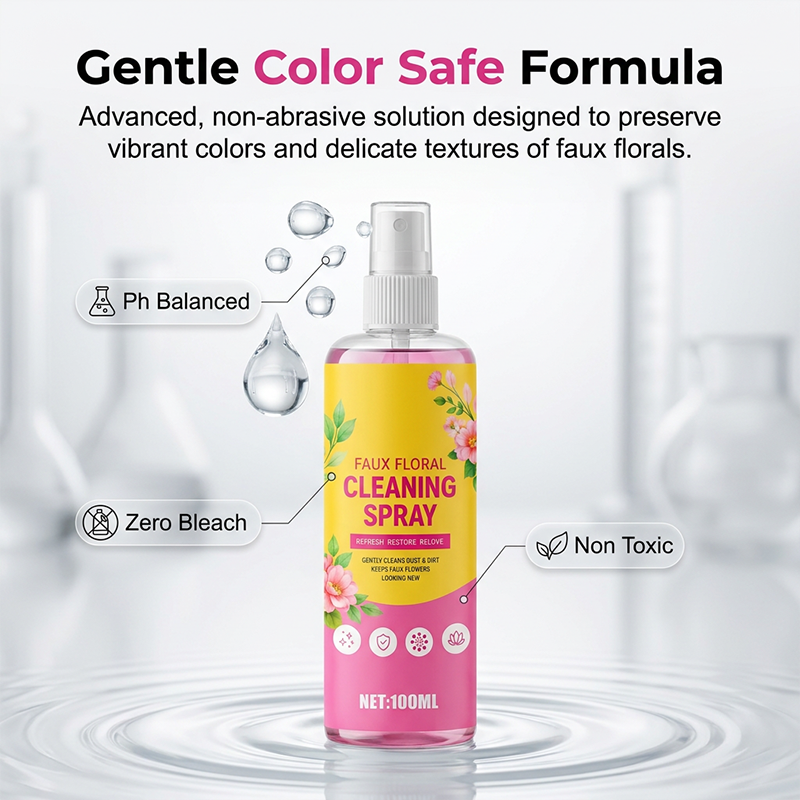 Artificial Flower Cleaning Spray with Towel