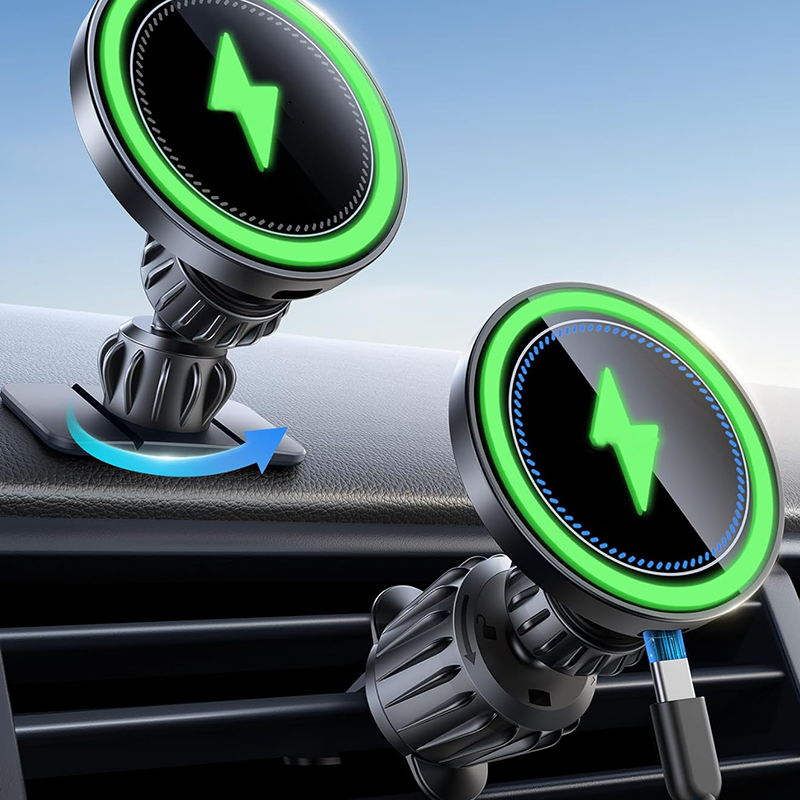 Magnetic Wireless Car Charger Mount