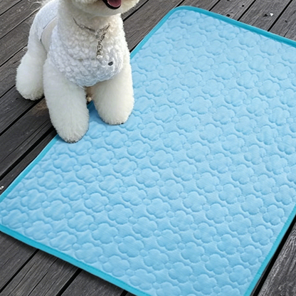 🧊⚡ Summer Sale! No-Water Pet Cooling Mat – Breathable Oxford Fabric, Fits Any Bed/Crate
