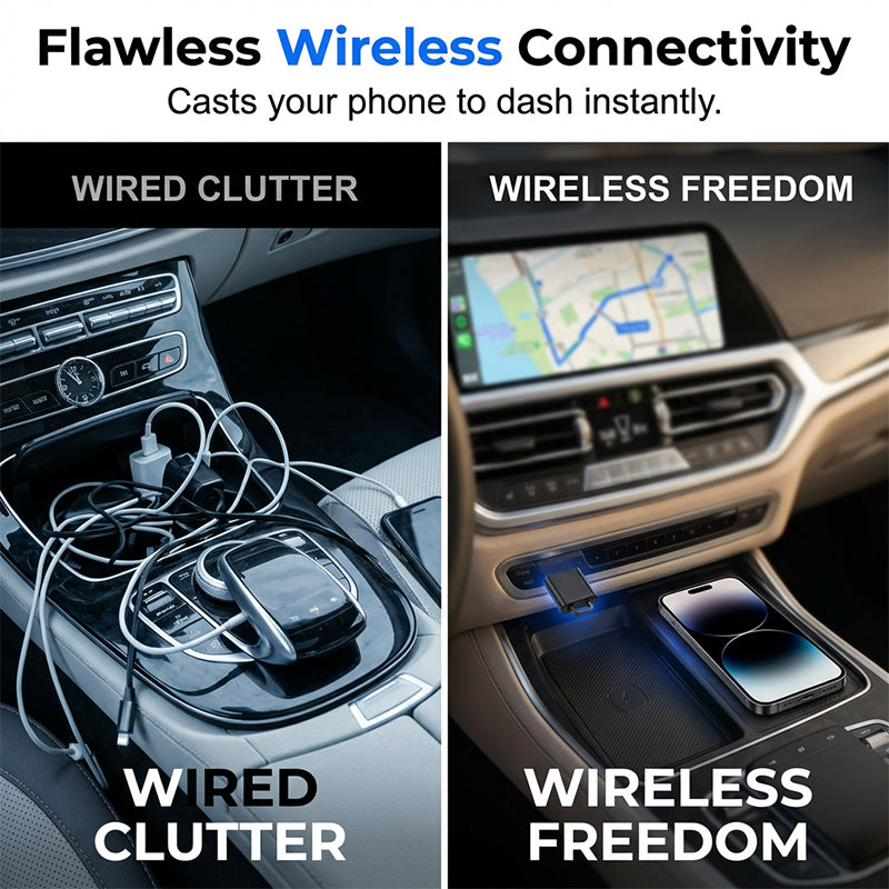 🚗 Wireless Car Display Adapter – Go Cable-Free
