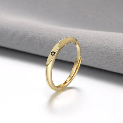 Minimalist Initial Ring for Everyday Elegance