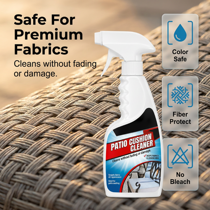 Patio Cushion Cleaner Spray for Deep Stain Removal and Fabric Refreshing