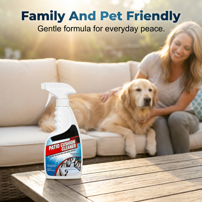 Patio Cushion Cleaner Spray for Deep Stain Removal and Fabric Refreshing