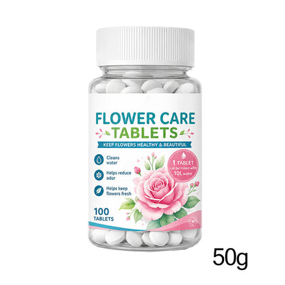 🌸Flower Preservation Water Purifier Tablets💐 One tablet—keeps bouquets vibrant & vase water crystal-clear