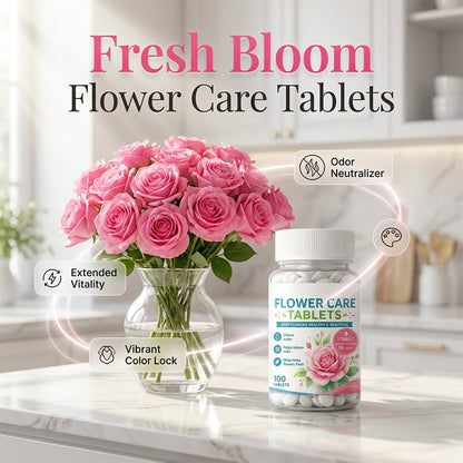 🌸Flower Preservation Water Purifier Tablets💐 One tablet—keeps bouquets vibrant & vase water crystal-clear