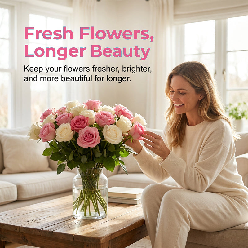 🌸Flower Preservation Water Purifier Tablets💐 One tablet—keeps bouquets vibrant & vase water crystal-clear