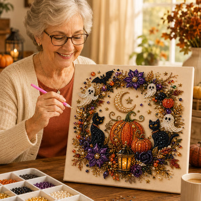 👻Halloween Ghost Pearl Art DIY Kit🎁