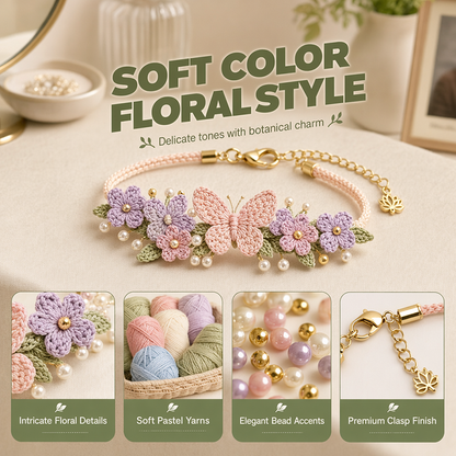 Nature-Inspired DIY Crochet Bracelet Kit