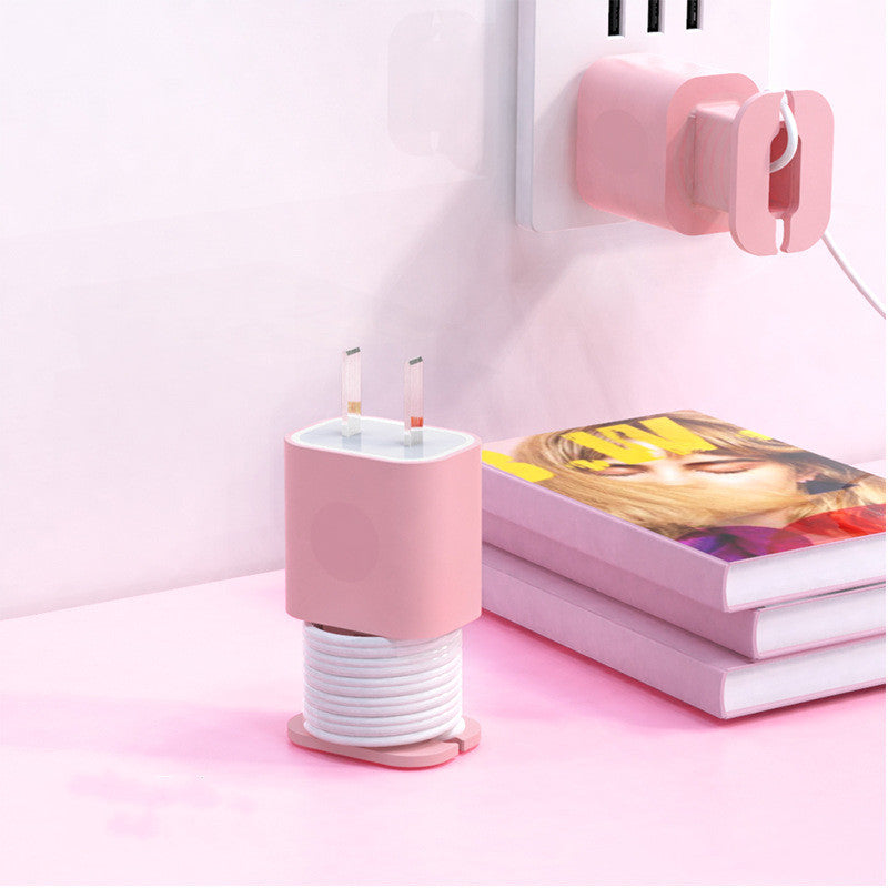 ✨2-in-1 silicone charger protector