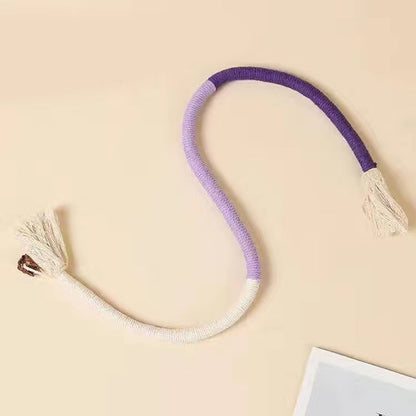 🐾🧶Cat Toys Chew Ropes 3Pcs, Safe Teeth Cleaning Toy for Indoor Kittens, Calming Interactive Kitty Toys