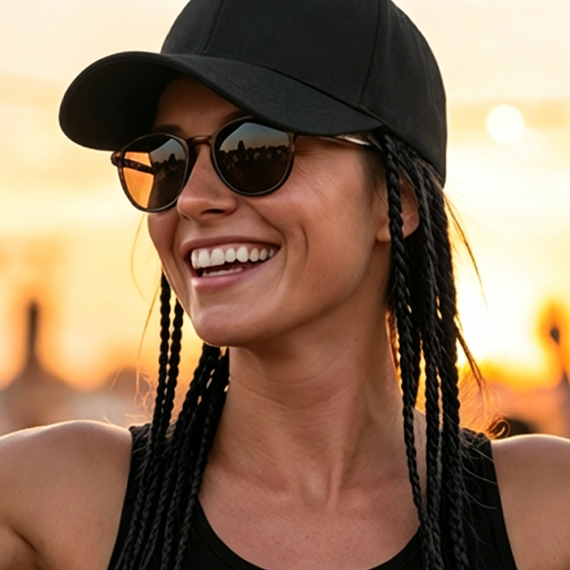 🧢 Braided Wig Hat – Instant Stylish Hair Transformation
