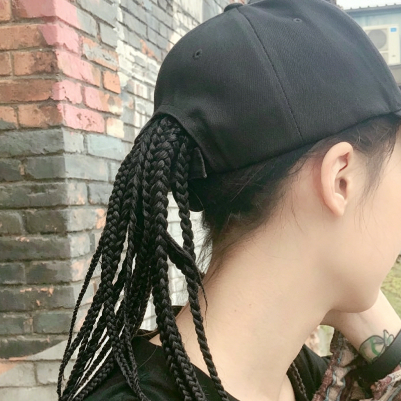 🧢 Braided Wig Hat – Instant Stylish Hair Transformation