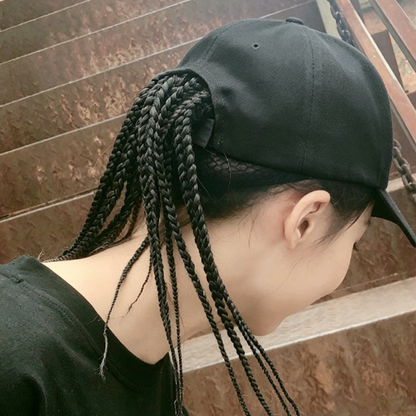 🧢 Braided Wig Hat – Instant Stylish Hair Transformation