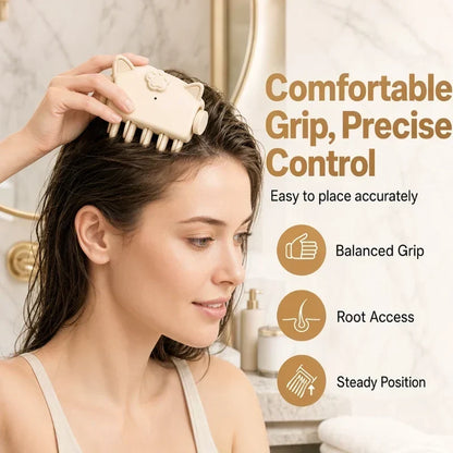 ⏳LAST DAY SALE ONLY ￡11.99!!🎉48K+ Sold 💇 Wireless Heated Volumizing Root Lift Clip, Portable Travel Hair Styling Tool for Flat Fine Hair