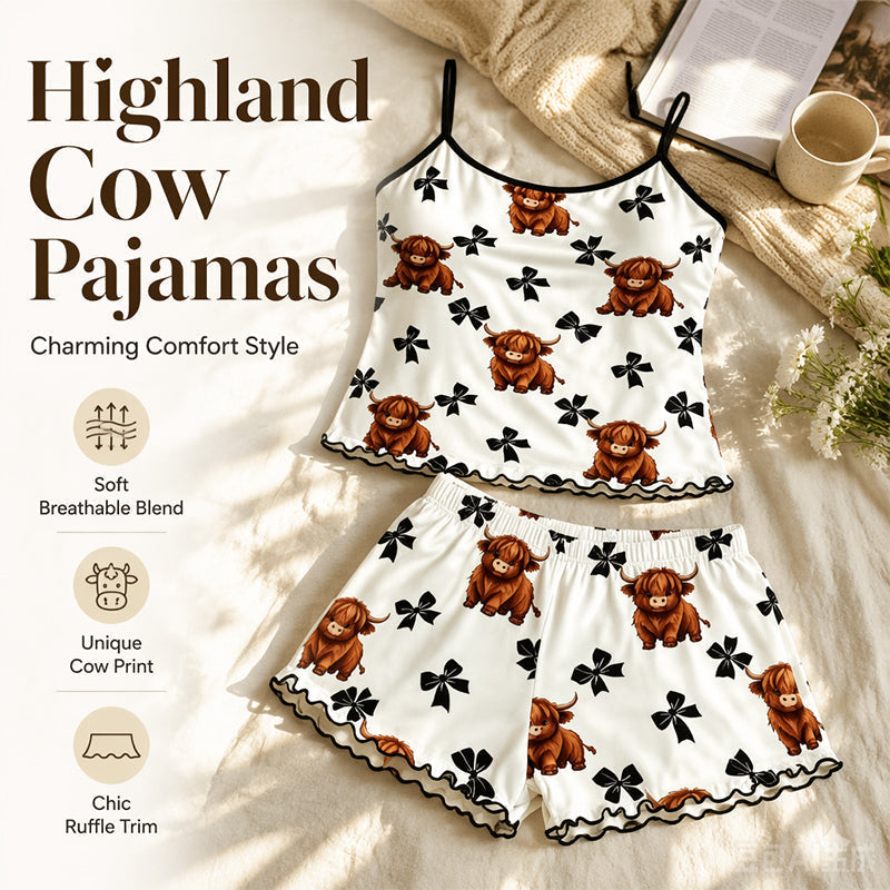 📢📢49% OFF !! ⏰Summer Sleepless Spaghetti Strap Cami Sleepwear Set