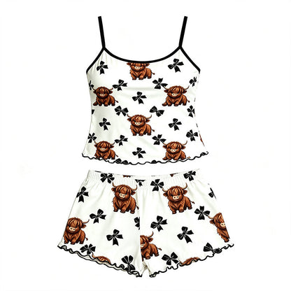 📢📢49% OFF !! ⏰Summer Sleepless Spaghetti Strap Cami Sleepwear Set