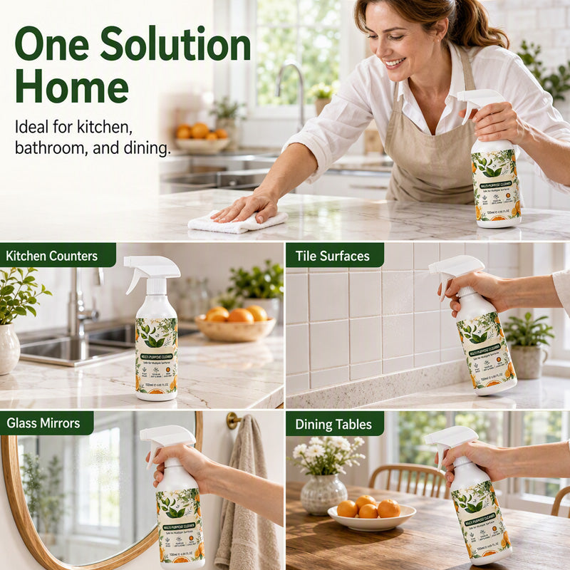 🧴 BUY 2 GET 1 FREE! 🏠 Powerful All-Purpose Cleaner Spray – Cuts grease, removes stains & fresh scent – Ideal for kitchen, bathroom & surfaces ✨