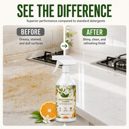 🧴 BUY 2 GET 1 FREE! 🏠 Powerful All-Purpose Cleaner Spray – Cuts grease, removes stains & fresh scent – Ideal for kitchen, bathroom & surfaces ✨