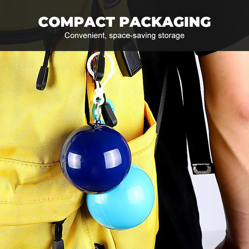 Mini Ball Shape Disposable Raincoat