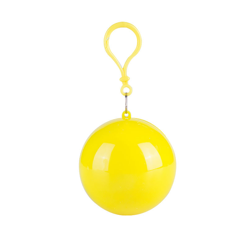 Mini Ball Shape Disposable Raincoat