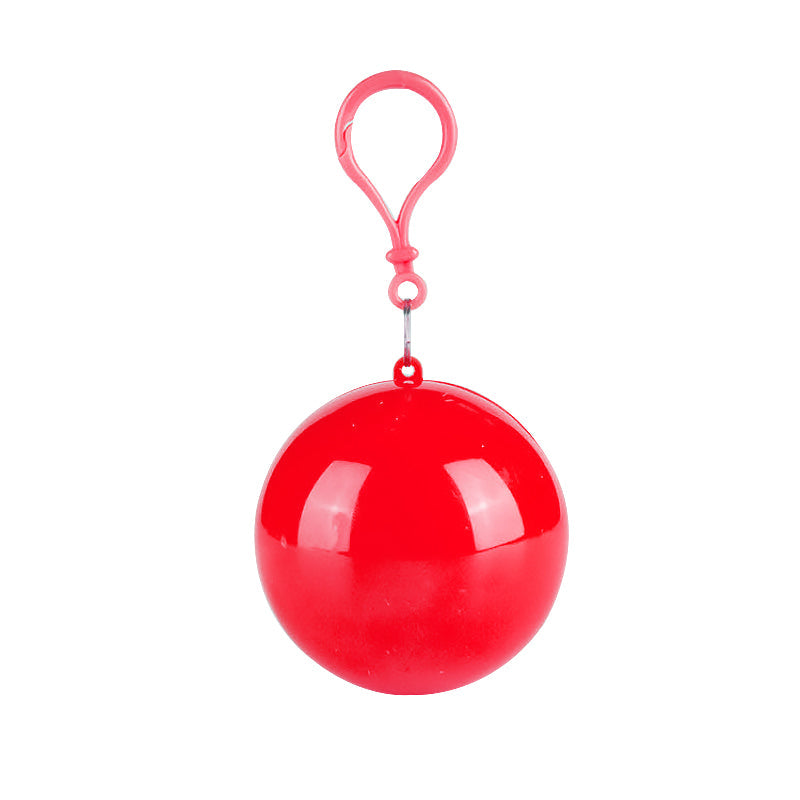 Mini Ball Shape Disposable Raincoat