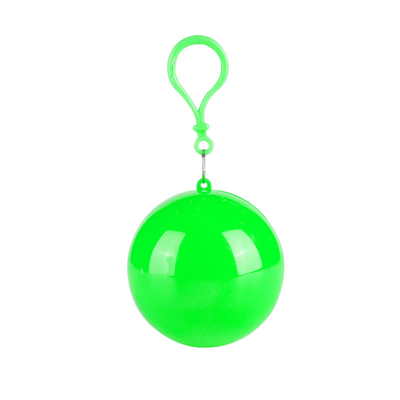 Mini Ball Shape Disposable Raincoat