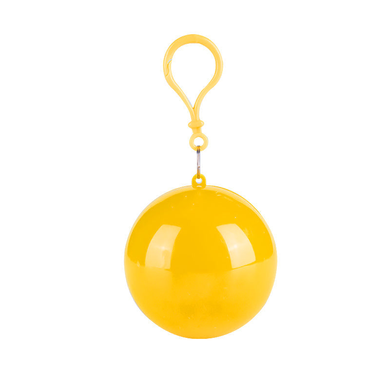 Mini Ball Shape Disposable Raincoat