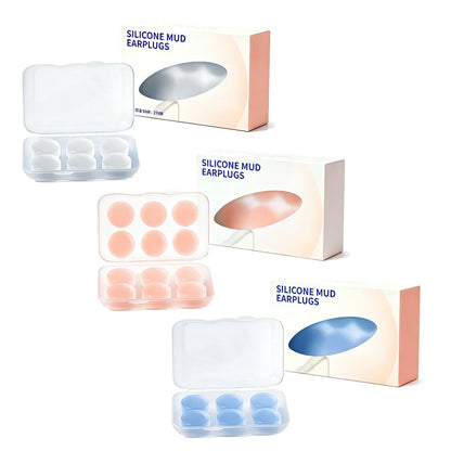 Moldable Silicone Mud Earplugs