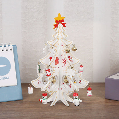 🎄 DIY Wooden Christmas Tree Ornament Set – Build, Decorate & Play! ✨