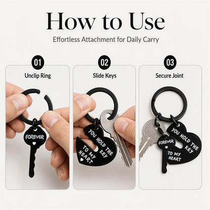 Romantic Couple Keychain Set