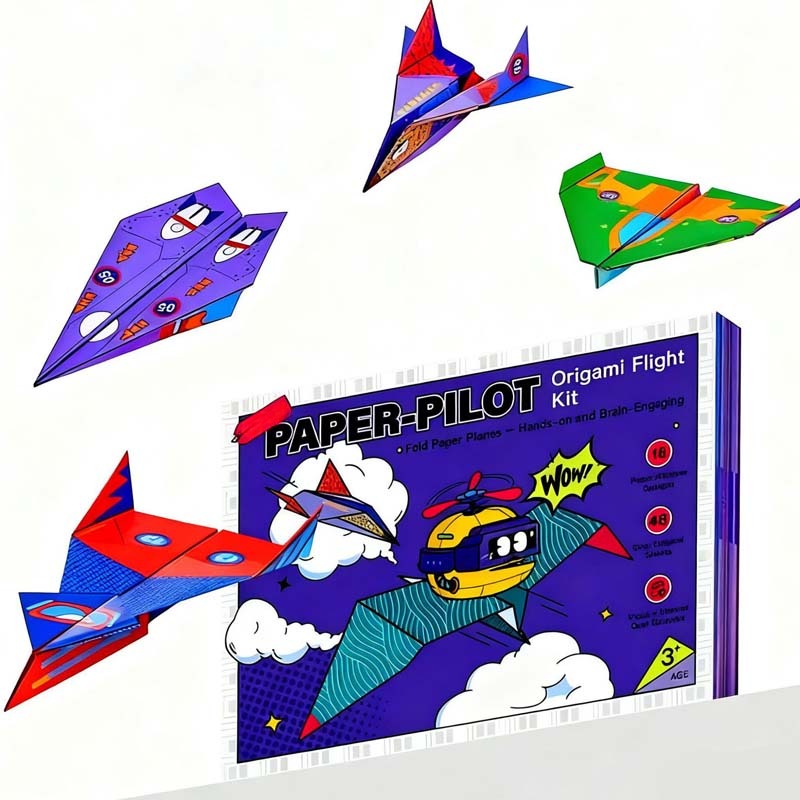 🥳2026 HOT SALE 49% OFF! ✈️Creative DIY Paper Airplane Set For Kids